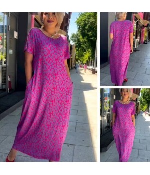 【M-3XL】2024 Modisches Print-Kleid in bergre
