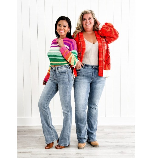 HerbstangeboteHoly Grail Bootcut-Jeans zur Bauchkontrolle