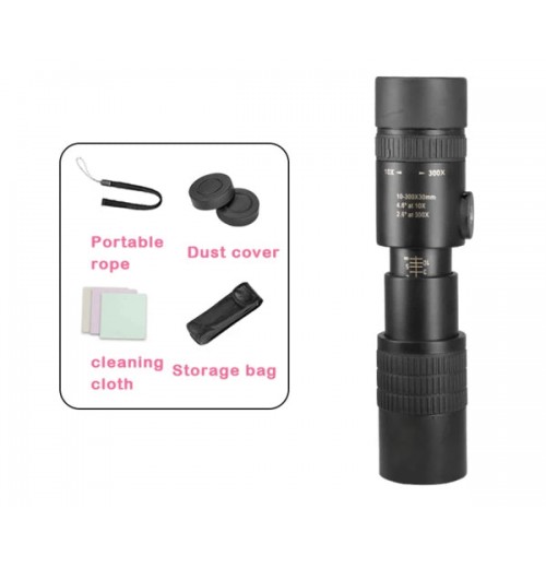 Hot Sale4K 10-300X40mm Super Telefoto Zoom Monokular Teleskop Hot Sale4K 10-300X40mm Super Telefoto Zoom Monokular Teleskop