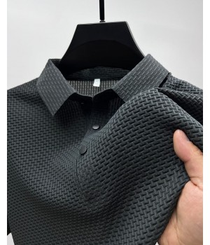 Vatertags-Spezial Mesh Ice Silk Kurzarm-T-Shirt