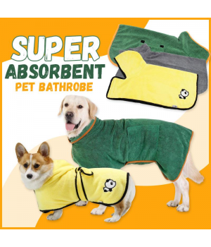 Super saugfhiger Bademantel für Haustiere