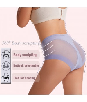 Kaufen Sie 1 und erhalten Sie 3 gratis (4 Stück)High Waist Ice Silk Seamless Shaping Briefs
