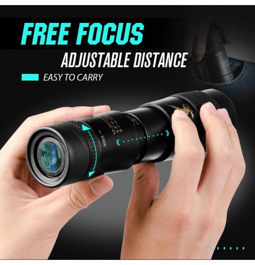 Hot Sale4K 10-300X40mm Super Telefoto Zoom Monokular Teleskop Hot Sale4K 10-300X40mm Super Telefoto Zoom Monokular Teleskop
