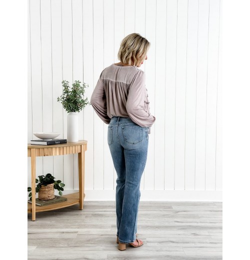HerbstangeboteHoly Grail Bootcut-Jeans zur Bauchkontrolle