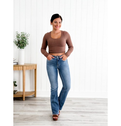 HerbstangeboteHoly Grail Bootcut-Jeans zur Bauchkontrolle