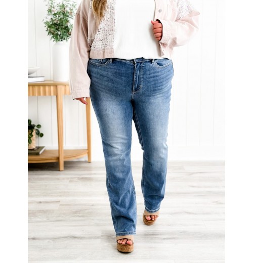 HerbstangeboteHoly Grail Bootcut-Jeans zur Bauchkontrolle
