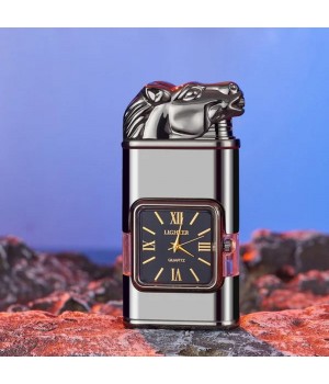 Letzter Tag 50% RabattWindfestes Feuerzeug, Vintage-Armbanduhr, Jet-Flammen-Taschenlampe