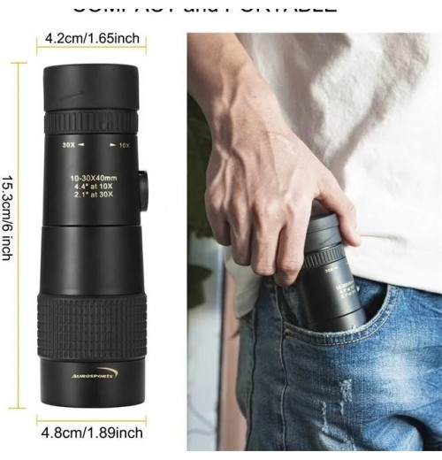Hot Sale4K 10-300X40mm Super Telefoto Zoom Monokular Teleskop Hot Sale4K 10-300X40mm Super Telefoto Zoom Monokular Teleskop