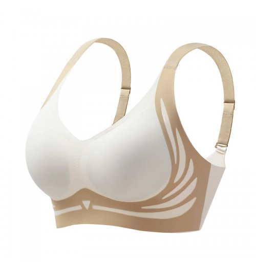 Hebender bügelloser Push-up-BH mit Anti-Sagging-Effekt Hebender bügelloser Push-up-BH mit Anti-Sagging-Effekt