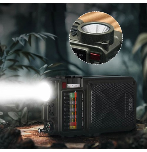 Multifunktionaler Notstrom-Handgenerator für den Auenbereich mit Solarstrom-Ladegert