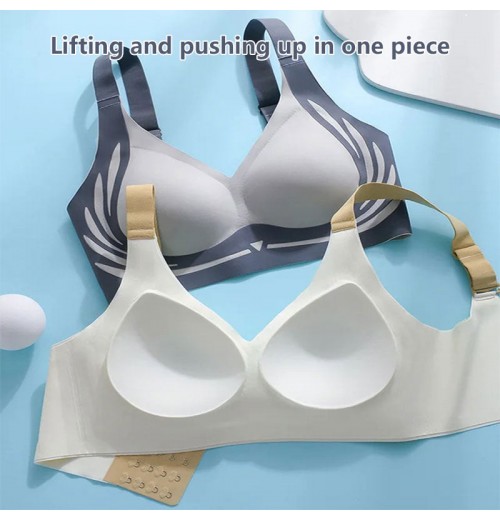 Hebender bügelloser Push-up-BH mit Anti-Sagging-Effekt Hebender bügelloser Push-up-BH mit Anti-Sagging-Effekt