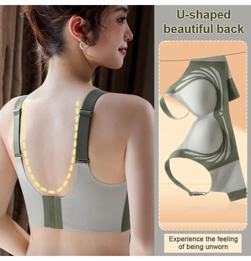 Hebender bügelloser Push-up-BH mit Anti-Sagging-Effekt Hebender bügelloser Push-up-BH mit Anti-Sagging-Effekt