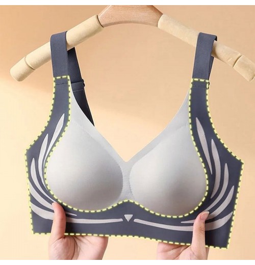 Hebender bügelloser Push-up-BH mit Anti-Sagging-Effekt Hebender bügelloser Push-up-BH mit Anti-Sagging-Effekt