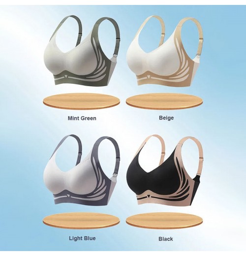 Hebender bügelloser Push-up-BH mit Anti-Sagging-Effekt Hebender bügelloser Push-up-BH mit Anti-Sagging-Effekt