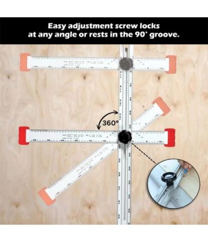 50% Rabatt und kostenloser Versand24 Zoll verstellbares T-Quadrat
