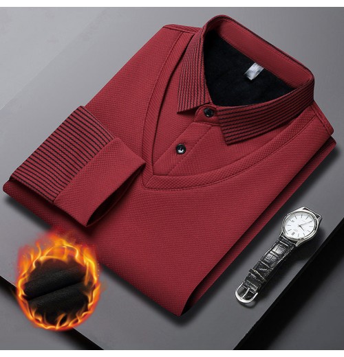Das perfekte Geschenk Zweiteiliges hemd mit Faux-Revers-Streifen Das perfekte Geschenk Zweiteiliges hemd mit Faux-Revers-Streifen