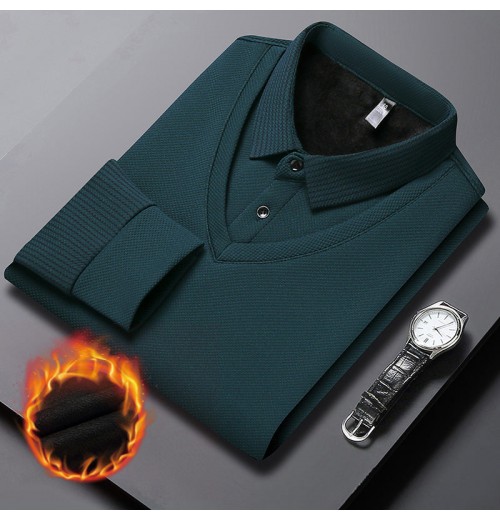 Das perfekte Geschenk Zweiteiliges hemd mit Faux-Revers-Streifen Das perfekte Geschenk Zweiteiliges hemd mit Faux-Revers-Streifen