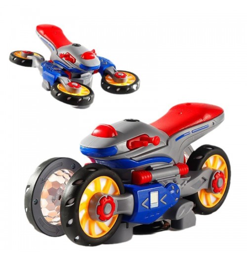 [Best Gift For Kid] Electric Universal Deformation Police Toy Car