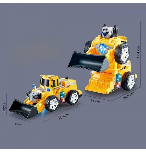 [Best Gift For Kid] Electric Universal Deformation Police Toy Car
