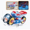 [Best Gift For Kid] Electric Universal Deformation Police Toy Car