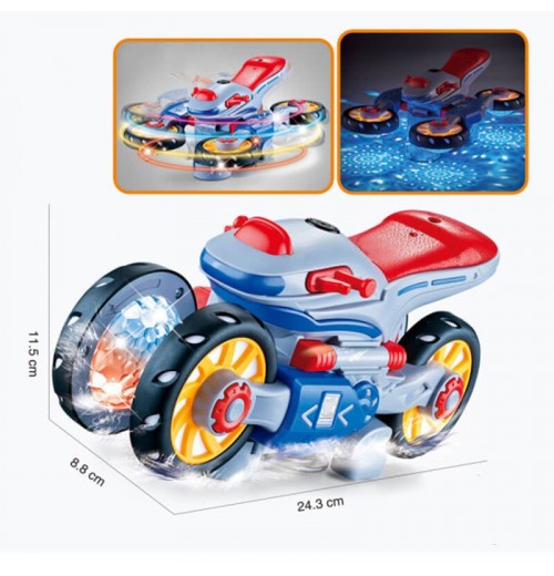 [Best Gift For Kid] Electric Universal Deformation Police Toy Car