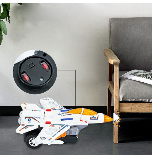 [Best Gift For Kid] Electric Universal Deformation Police Toy Car