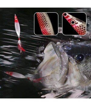 Realistic 3D Floating Fishing Baits Set with 3 Hooks