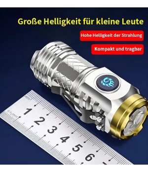LETZTER VERKAUFSTAG 49% RABATT - Deutsche dreiugige Monster-Mini-Super-Power-Taschenlampe