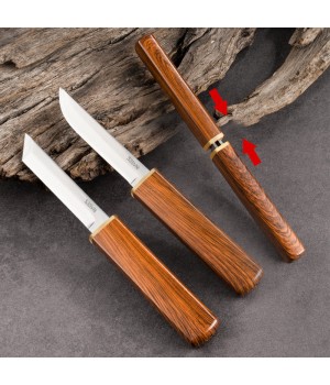 2-in-1 Doppelmesserset mit Holzgriff
