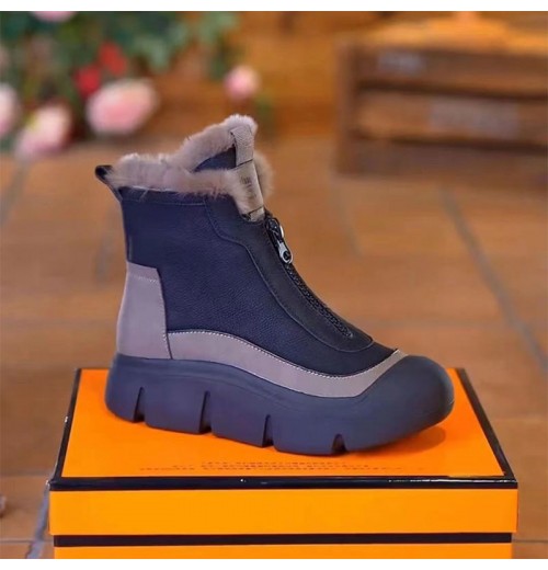 Herbst-Winter-SerieWasserdichte, warme Schneestiefel mit Reiverschluss für Damen Herbst-Winter-SerieWasserdichte, warme Schneestiefel mit Reiverschluss für Damen