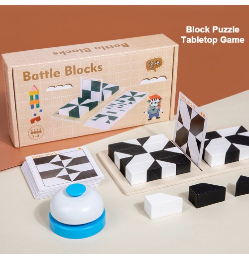 Kreatives Schwarz-Wei-Blockpuzzle-Set für Kinder Kreatives Schwarz-Wei-Blockpuzzle-Set für Kinder