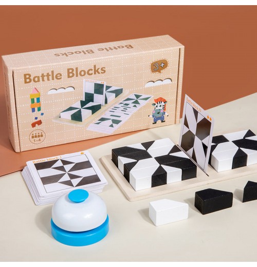 Kreatives Schwarz-Wei-Blockpuzzle-Set für Kinder Kreatives Schwarz-Wei-Blockpuzzle-Set für Kinder