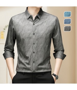 Herren Casual Business Hemd Knitterfrei