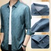 Herren Casual Business Hemd Knitterfrei
