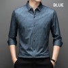 Herren Casual Business Hemd Knitterfrei