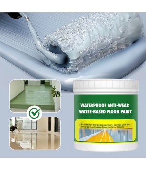 Professionelle Qualitt  Wasserfeste, abriebfeste Bodenfarbe auf Wasserbasis