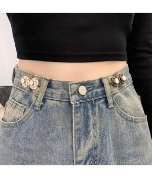 Abnehmbare Kamelien-Taillenschnallen für weite Jeans