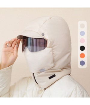 Heier Verkauf 49% RabattWinddichte Vollgesichts-Outdoor-Reitmaske mit Brille