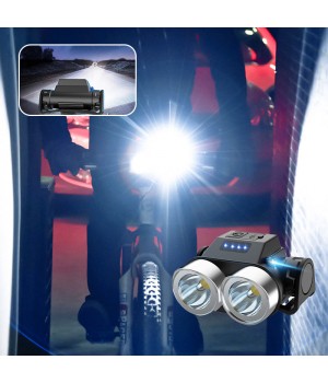 Outdoor Portable Dual Head Super Bright LED Fahrradscheinwerfer