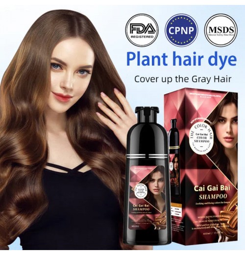 Sofortige Haarfrbeshampoo mit Kruterextrakten für Mnner & Frauen Sofortige Haarfrbeshampoo mit Kruterextrakten für Mnner & Frauen