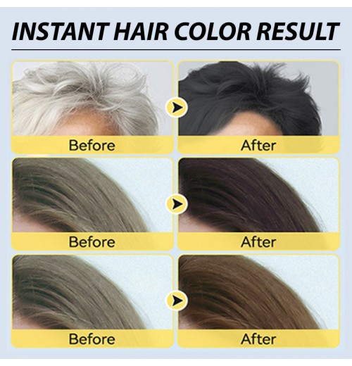 Sofortige Haarfrbeshampoo mit Kruterextrakten für Mnner & Frauen Sofortige Haarfrbeshampoo mit Kruterextrakten für Mnner & Frauen