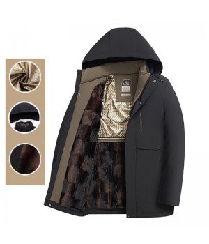 Winter heier Verkauf 49% RABATTHerren Winter Thermomantel mit dicker Kapuze Parka