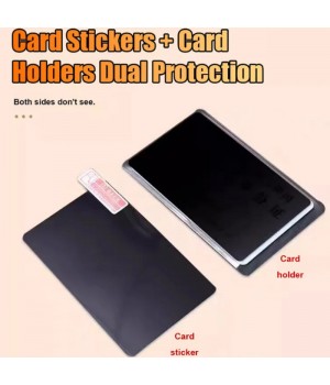 Anti-Peeping Card Sleeve zum Schutz von Informationen