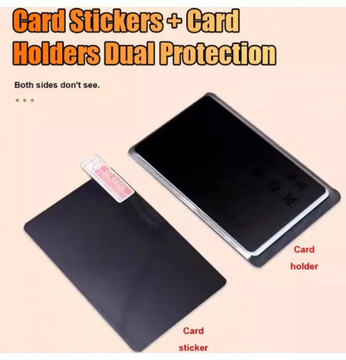 Anti-Peeping Card Sleeve zum Schutz von Informationen Anti-Peeping Card Sleeve zum Schutz von Informationen