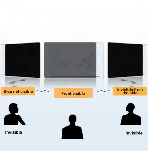 Anti-Peeping Card Sleeve zum Schutz von Informationen Anti-Peeping Card Sleeve zum Schutz von Informationen