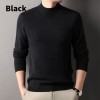 Warmer Herrenpullover mit weichem Strick und Rundhalsausschnitt Warmer Herrenpullover mit weichem Strick und Rundhalsausschnitt