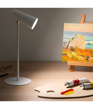 Multifunktionale magnetische wiederaufladbare Schreibtischlampe mit Klemme