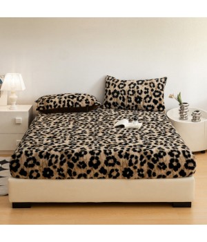 HOT SALE Soft Leopard Print Fitted Sheet